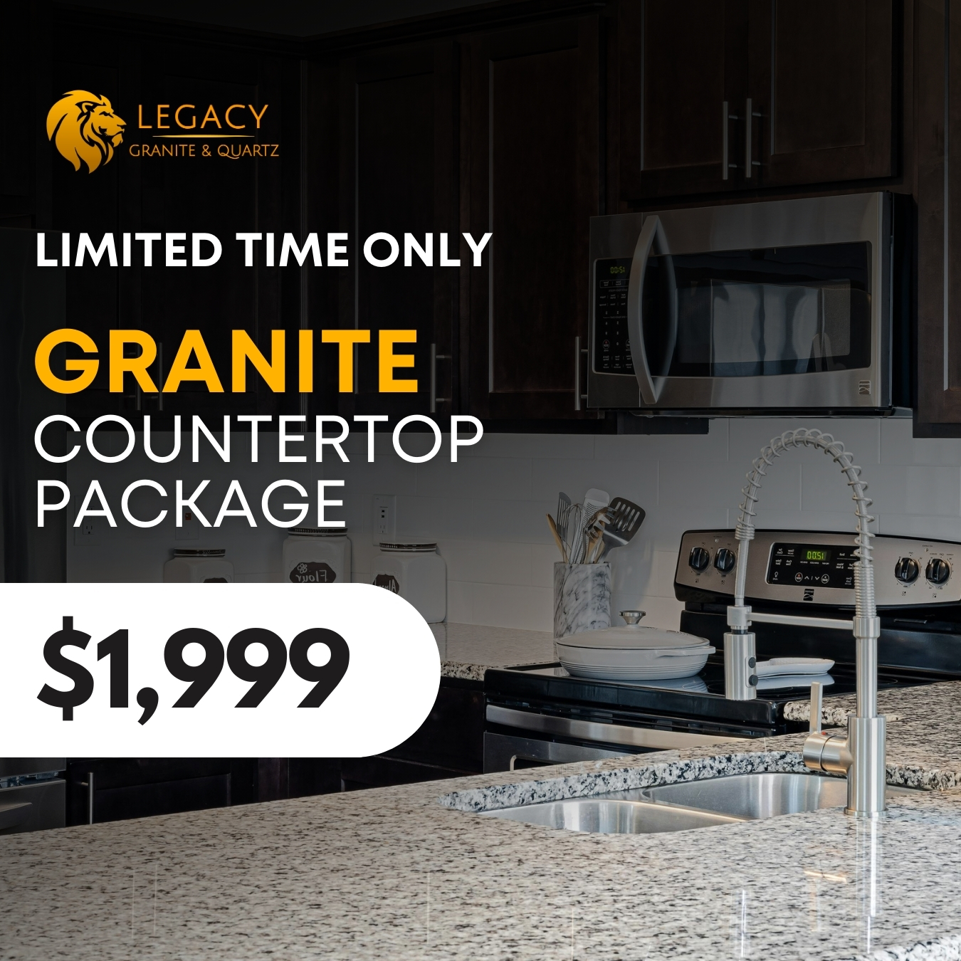 Mobile - Square - $1,999 Granite Countertop Redesign 2024